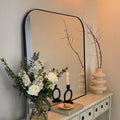 Bhargava Large Arched Mantel Wall Mirror For Bathroom, Living Room
